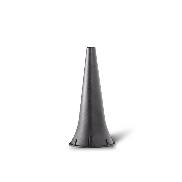 Spéculums auriculaires noir 2,5 mm enfant