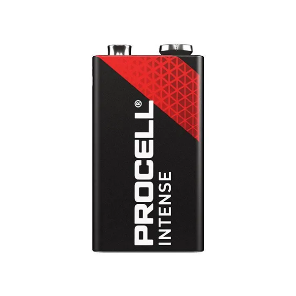 Piles alcalines 6LR61 - 9V - Procell Intense Boîte de 10