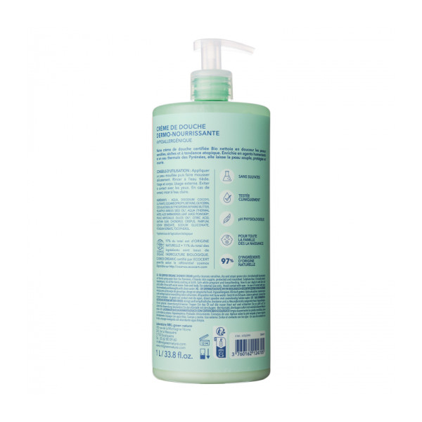 Crème de douche Dermo-Nourissante BIO 1l Aqua