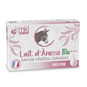 Savon solide au lait d'ânesse Bio neutre 