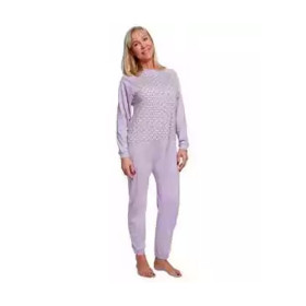 Grenouillere Mixte manches et jambes longues liberty parme - Taille 4