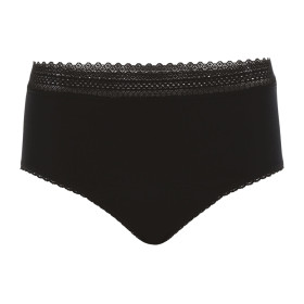 Culotte règles taille haute Noir  T44/46