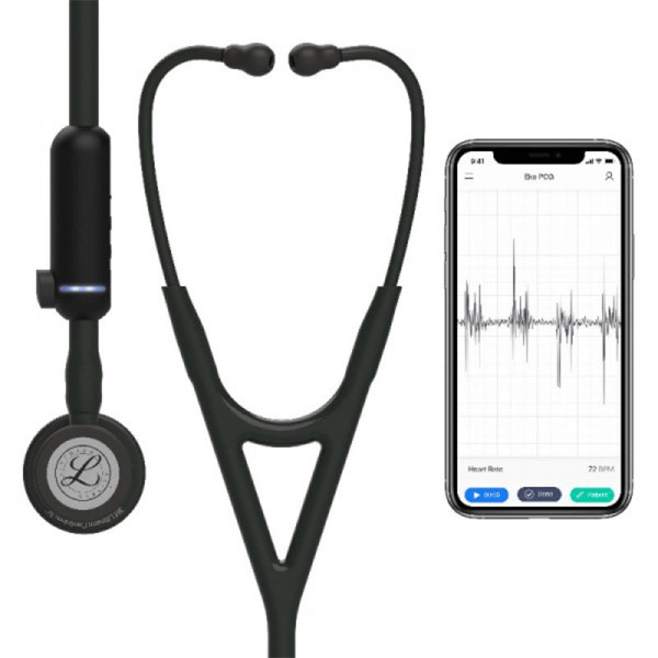 Stéthoscope numérique Littmann Core - Edition Miroir - Double pavillon - Noir
