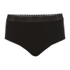 Culotte règles taille haute Noir  T36/38