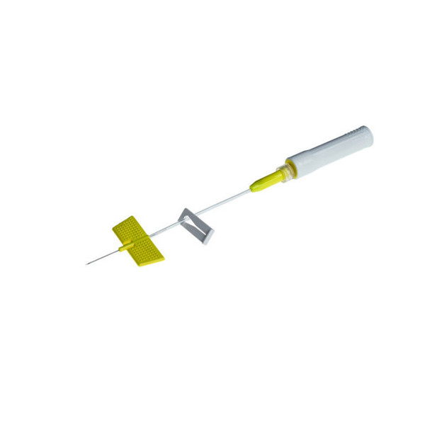 Cathéter sécurisé BD Saf-T Intima™ 1 voie (droit), 24 G. La boîte de 25.