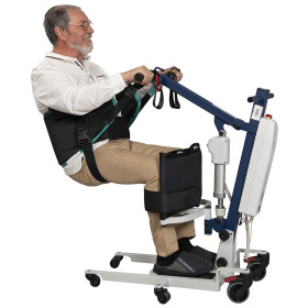 Sangle de verticalisateur dorsale et aide à la déambulation 