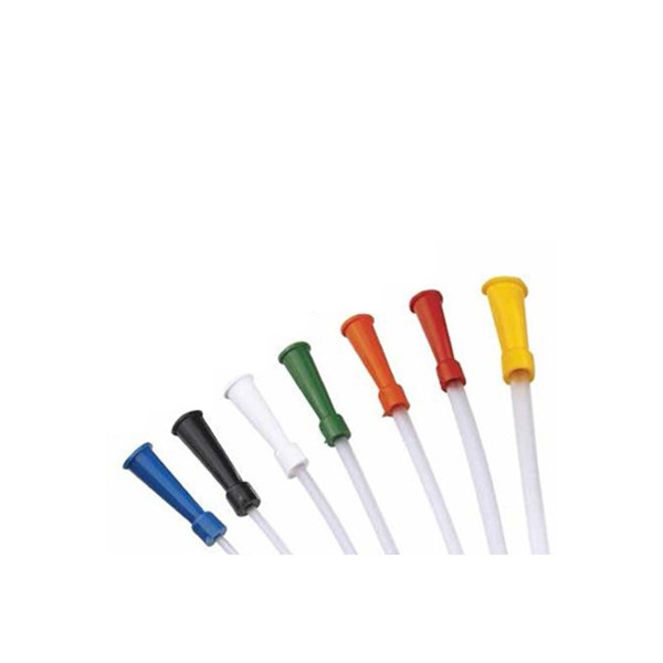 Sonde d'aspiration trachéo-bronchique Bicakcilar biseautée 2 oeils CH 12 4 mm blanc