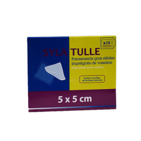 Tulle gras vaseline 5x5cm
