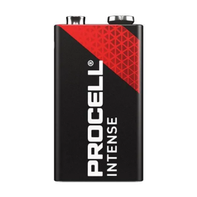 Piles alcalines 6LR61 - 9V - Procell Intense Boîte de 10