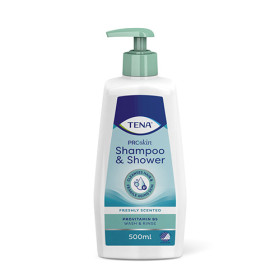 TENA ProSkin Shampoo & Shower - Flacon de 500 ml