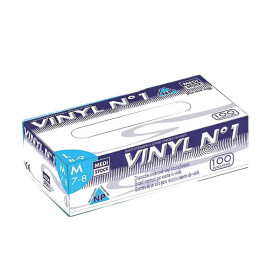 Gants vinyle non poudrés S