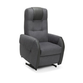 Fauteuil releveur Extra Confort Victor - Tissu/PVC Gris - 2 moteurs