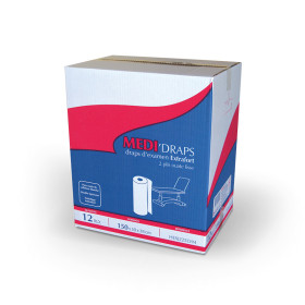 Rouleaux de draps d'examen Extrafort Hexadraps - 50 x 38 cm