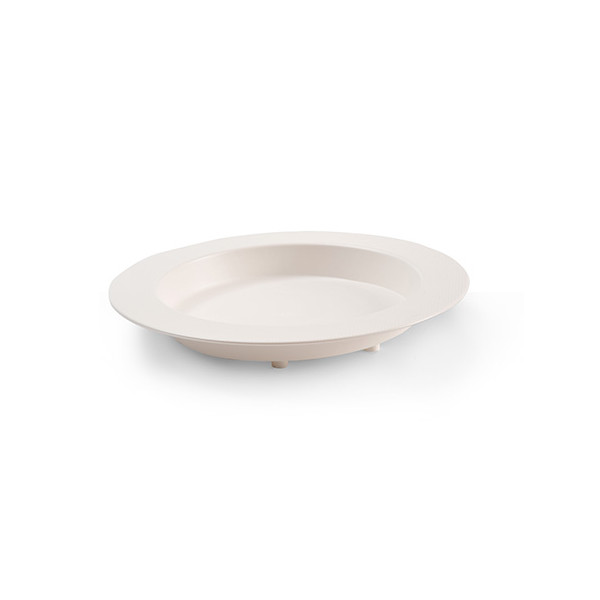Assiette Ergo Blanc ivoire