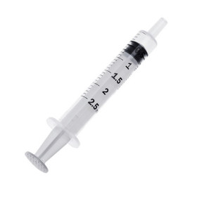 Seringues sans aiguille - 2,5 ml - Lueur central