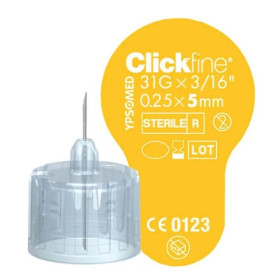 Aiguilles Mylife Clickfine Diamondtip 31g x 5 mm - x100