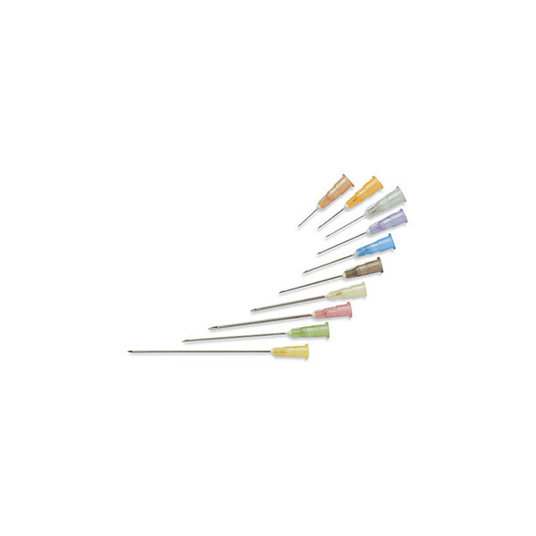 Aiguilles hypodermiques - Jaunes - 30 G - Longueur 13 mm