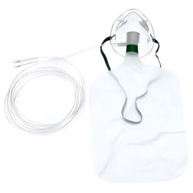 Masque oxygène haute concentration adulte tubulure 210 cm