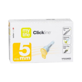 Aiguilles Mylife Clickfine Diamondtip 31g x 5 mm - x100