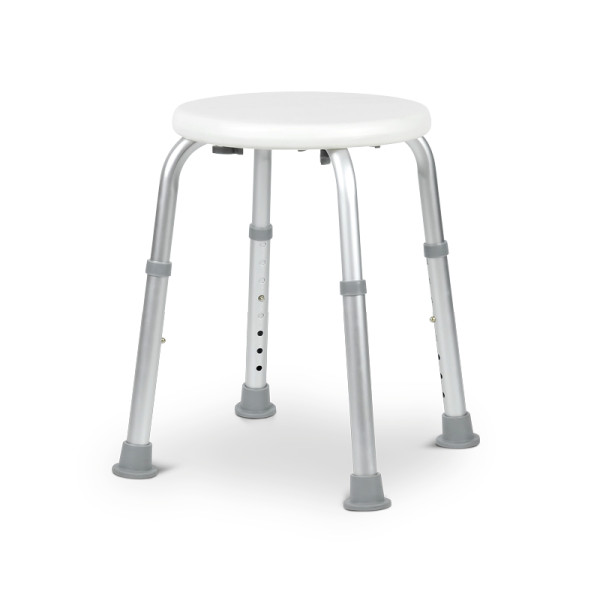 Tabouret de douche AquaSit - Réglable - Blanc