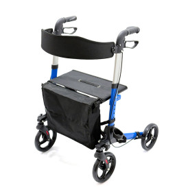 Rollator 4 roues MOOVE ON - bleu