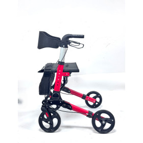 Rollator 4 roues MOOVE ON - rouge