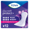 TENA Discreet Maxi Night Serviettes absorbantes X12