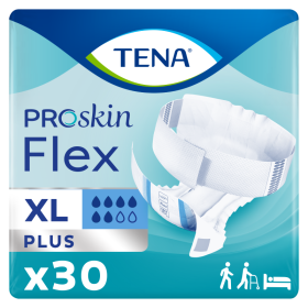 TENA Flex ProSkin Plus Extra Large Changes complets avec ceinture X30