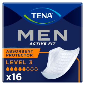 TENA Men Active Fit Super Niveau 3Protections absorbantes X16