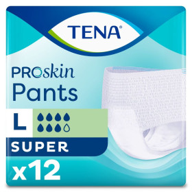 TENA Pants ProSkin Super Large Sous-vêtements absorbants X12