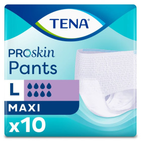 TENA Pants ProSkin Maxi Large  Sous-vêtements absorbants X10