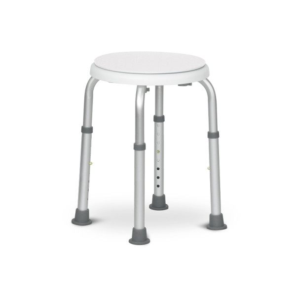 Tabouret de douche pivotant AquaTwist - Blanc
