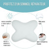 Oreiller papillon plat à mémoire de forme