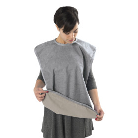 Bavoir Premium 70 x 50 cm gris