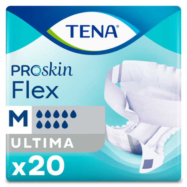 TENA Flex ProSkin Ultima Medium Changes complets avec ceinture X20