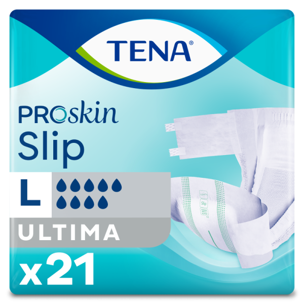 TENA Slip ProSkin Ultima Taille L Changes Complets X21