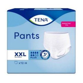 TENA Pants Bariatric Plus XXL Sous-vêtements absorbants X12