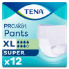 TENA Pants ProSkin Super Extra Large Sous-vêtements absorbants X12
