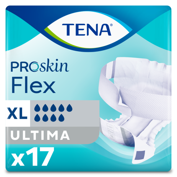 TENA Flex ProSkin Ultima Extra Large Changes complets avec ceinture X17