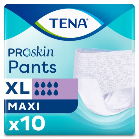 TENA Pants ProSkin Maxi Extra Large Sous-vêtements absorbants X10