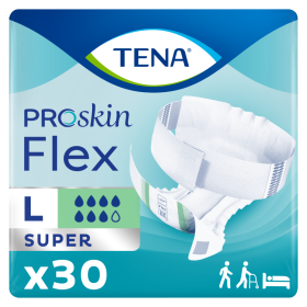TENA Flex ProSkin Super Large Changes complets avec ceinture X30