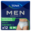 TENA Men Premium Fit Maxi – Taille S/M Sous-vêtements absorbants X12