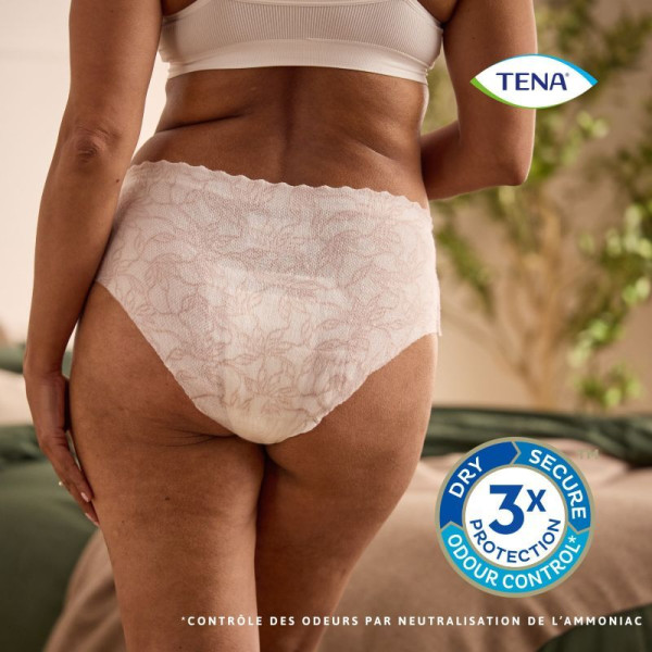 TENA Silhouette Plus Blanc Taille basse L Sous-vêtements absorbants X10