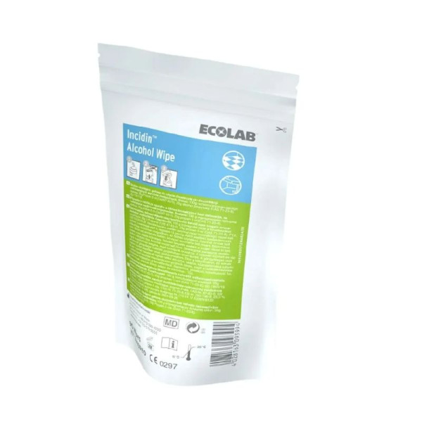 Recharge de 90 lingettes pour Incidin Alcohol Wipe