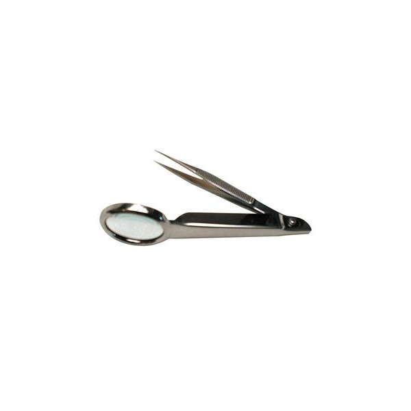Pince précelle avec loupe