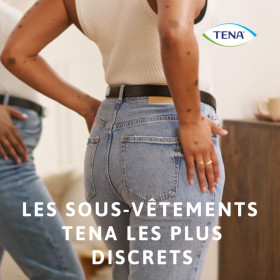 TENA Silhouette Plus Noir Taille Haute L Sous-vêtements absorbants X8
