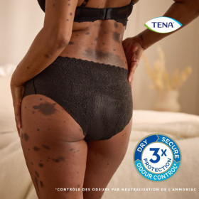TENA Silhouette Plus Noir Taille basse M Sous-vêtements absorbants X12