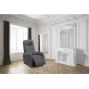 Fauteuil releveur Extra Confort Victor - Tissu/PVC Gris - 1 moteur