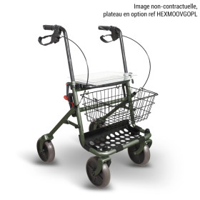 Rollator 4 roues MOOV'GO - Vert olive
