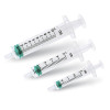 Seringue 3 pieces Emerald 2 ml cone centré boîte de 100